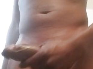 baignade, masturbation, amateur, ejaculation-sur-le-corps, ébène, énorme-bite, point-de-vue, douche, solo, bite