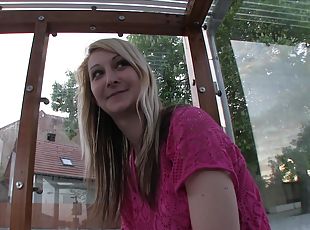 Public Agent - Blond Hair Babe Hot Suck, Fucks, And Swallow's Stranger's Ejaculant 1 - Katia Fare