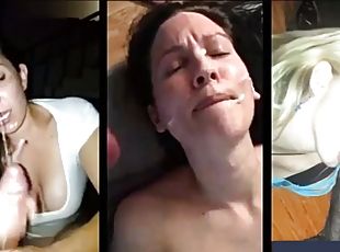 Horny amateurs finish the job cumshot compilation part6