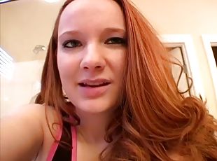 Redhead hottie toys her pussy and ass in stunning solo clip