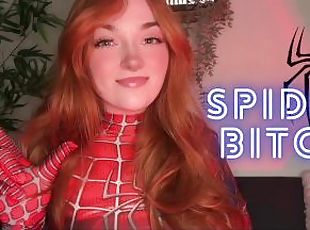 Spider-Bitch Marvel Cosplay - Goddess Worship Beta Loser Humiliation