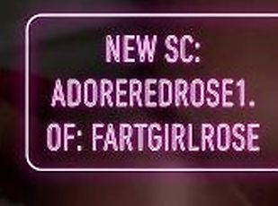 Ebony fart queen OF: fartgirlrose ????