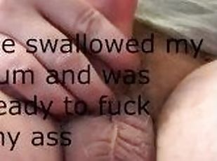 jerking off my small uncut cock