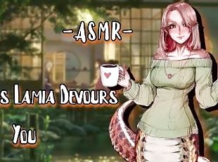 ASMR [EroticRP] Succubus Lamia Devours You [Binaural/F4M] [EarEatting] [Milf]