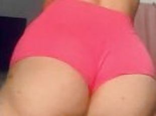 Tiny new shorts for my bouncy and jiggly pawg ass