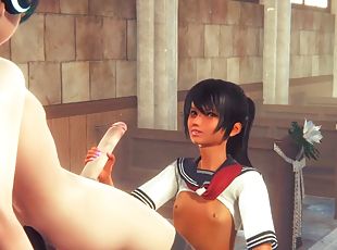 Yaoi Femboy - Simon jerks off in church