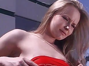 Tattooed Blonde In High Heels Gets Pinned Hardcore Outdoor