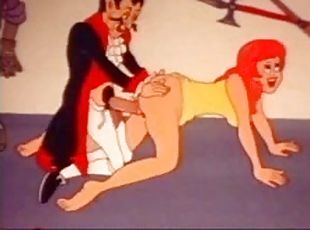 Funny retro porn cartoon