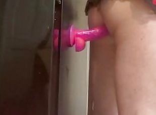 Riding dildo and teasing ????????