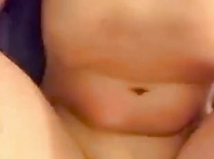 Fucking the wifes shaved pussy and then shooting on it