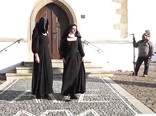 Monster Alert! Cathlic nuns and monster - XCZECH.com