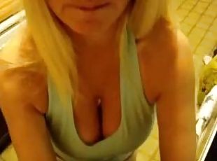 Trailer trash milf sucks your dick in POV