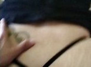 Follando el gran culo tatuado de mi ex