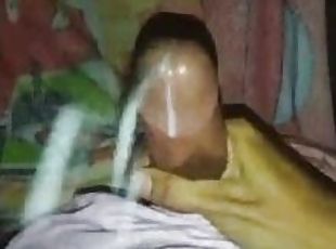 Sarap mag salsal talsik sa likod ng phone ang tamod ko (Cumshot)