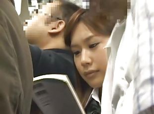 Azumi Mizushima fucked from the rear in a public place