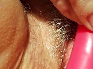 ORGASM from MARRES' pussy, in close up