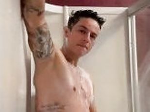 Masturbating in the shower