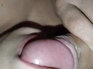 pee lollipop beautiful tongue work