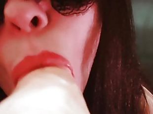 Sissy-femboy suck cock pov