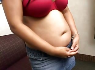 Pregnant Indian Slut Rides Fat Cock With Huge Glans