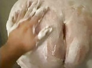 BBW MILF Hanna Saito Takes a shower and more