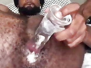 Dildo Hairy Black Ass