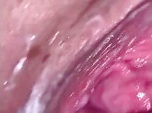 Creamy pussy then hard anal from a nice cock