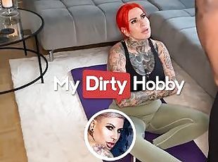 MyDirtyHobby - German redhead creampied by black cock