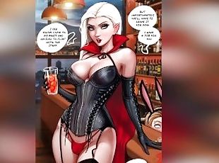 [2D Comic] Dickgirls Halloween Party At Frozen Inc