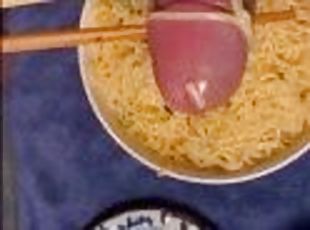 Today's menu - Cum Noodle Eat It Or Starve!