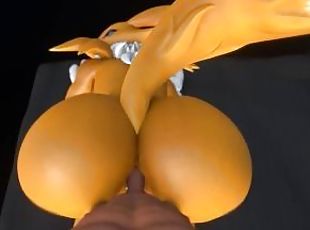 Renamon fucked in the ass