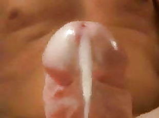 Close up spurt cock