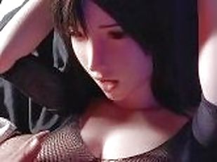 Tifa Lockhart Gives You A Boob Job In Sexy Lingerie For Valentine's ??
