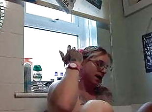 Guy piss on chantelleslut37 in her bath filthy tramp girl