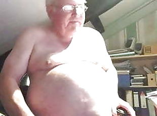 Mature Chubby Men Wanks and Cums