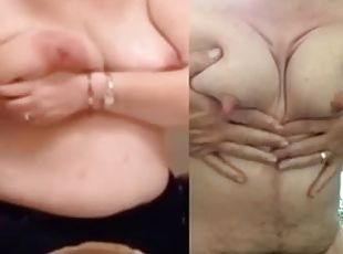 Hardcore compilation video with mature women touching their tits