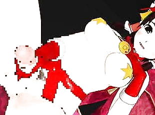 Touhou Mmd Reimu Futanari