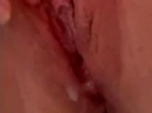 Milf pussy dripping with cum