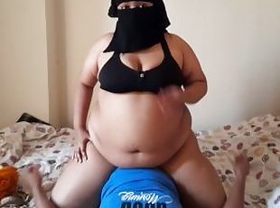 Saudi stepmom rides Stepson's Big Cock - MILF
