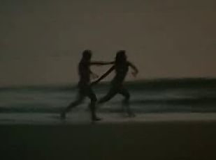 Julliette Binoche And Her Lover Running Wild and Naked In the Beach