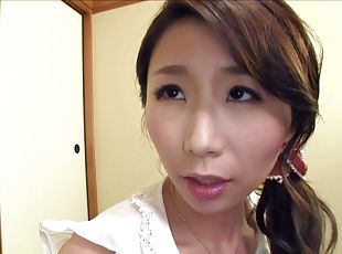 Japanese mom, Ayumi Shinoda, favours a dude with a titjob