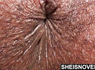 Closeup Fat Ass Hairy Sphincter Ebony Bootyhole Winking By Sheisnovember, Teen Pussy And Labia