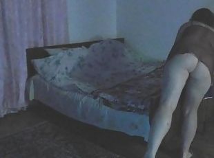 First Missionary position In bedroom after blowjob husband fucks pussy wife in position missionnaire