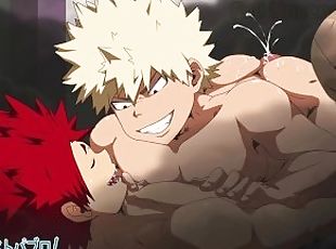 My Hero Academia, Boku no Hero, Yaoi Hentai Gay Animation Cartoon