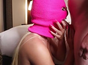 Big Tit Blonde college student Gives Head first time Then gets Fucked Doggy Hard - No Mercy -