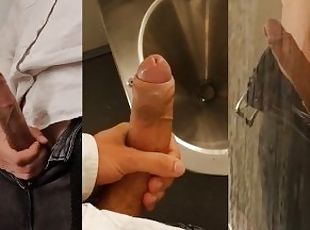 Big Cock Beating on Train Ride (Train Toilet)
