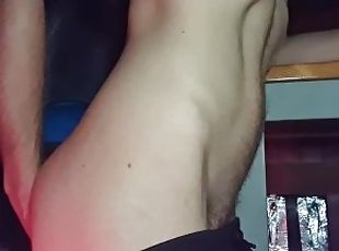 Deep Belly Bulging Dildo fuck