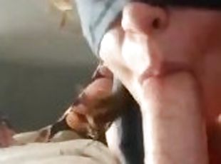 Sloppy blowjob cum in mouth