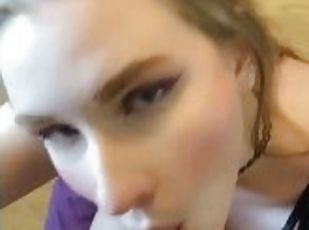 Haylie Blade Sucks and Gives A Blow Job Until Cumshot