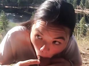 Amateurvideos69 Asian Girl Gives An Outdoor Blowjob By The River